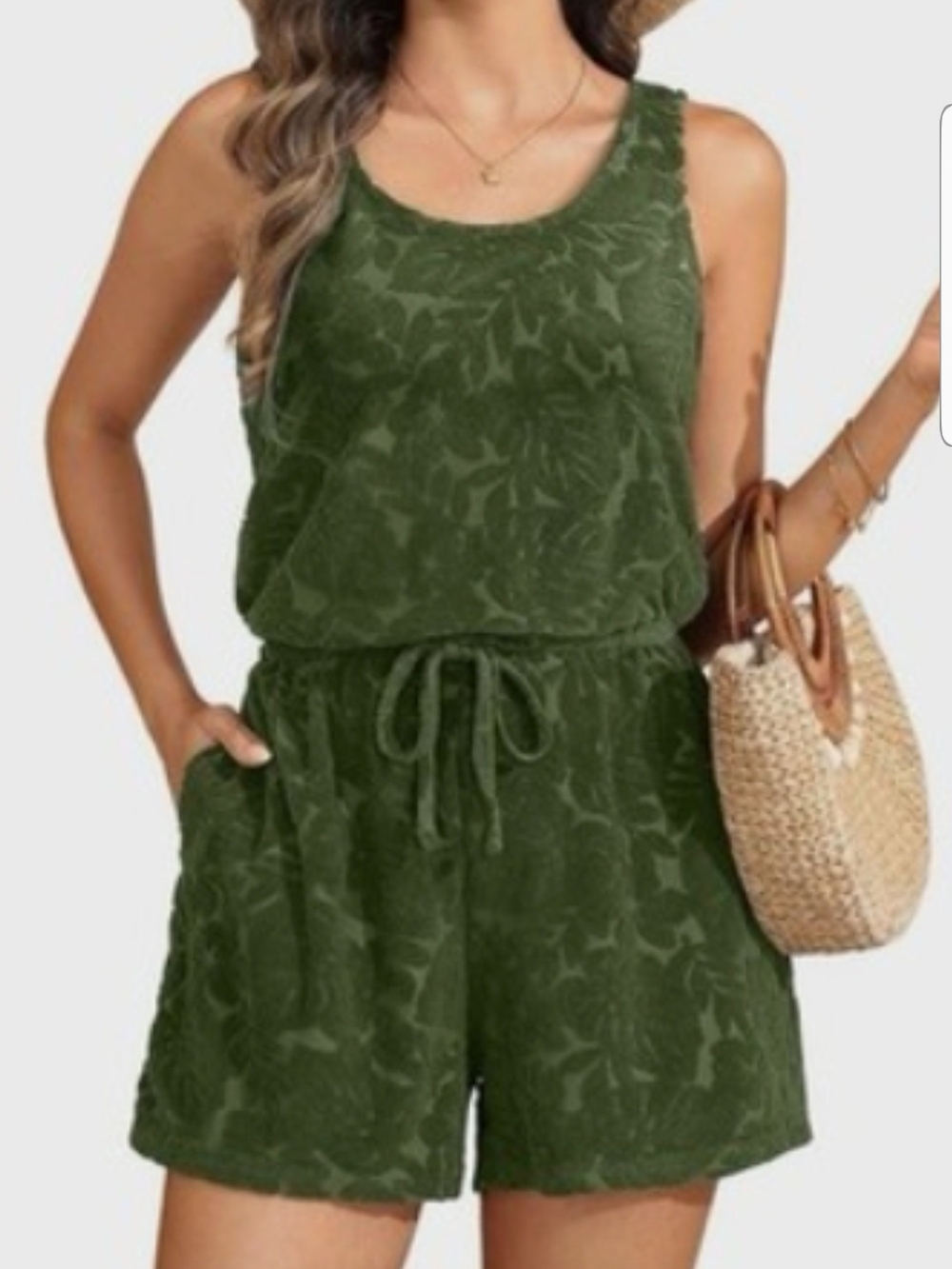 Yonique Women’s Terry Beach Coverup with Pockets